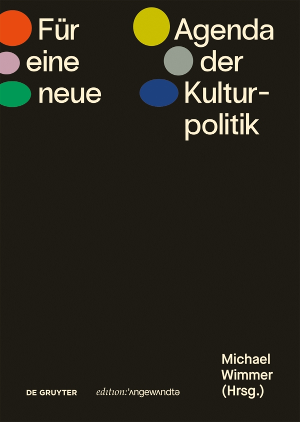 Buchcover: schwarzer Hintergrund, weißer Titel