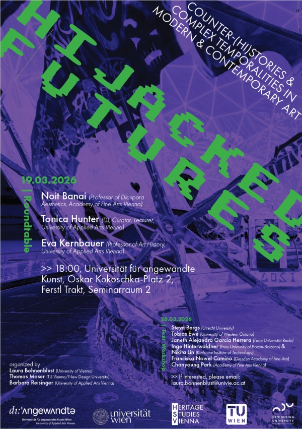 Veranstaltungsplakat Hijacked
                                          Futures 2026