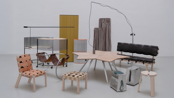 Furniture
                                          in front of a white background