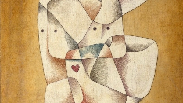 Malerei in beige und Brauntönen des Malers Paul Klee