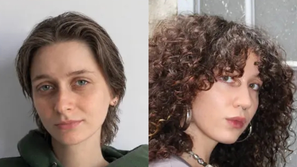 Doppelporträt von Valerie Prinz (links) und Lotti Spieler (rechts). Valerie Prinz hat kurzes, braunes Haar und trägt
                                          einen dunkelgrünen Hoodie. Lotti Spieler hat langes, lockiges, dunkles Haar, trägt ein helles Oberteil, große Ohrringe und
                                          eine auffällige Halskette. Beide blicken in die Kamera. Foto links: Charlotte Rose; Foto rechts: Helena Gurican.
