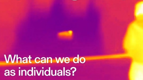 ©Studierende der Klasse für Ideen Ausstellungsplakat Global warming Klasse für Ideen 2025