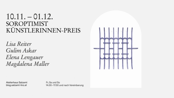 Ausstellungsplakat Soroptimist Künstlerinnenpreis 2025