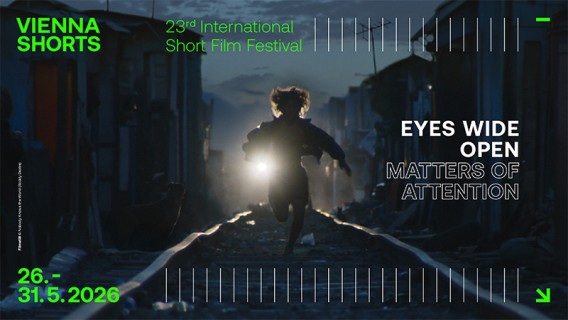 Veranstaltungsplakat VIENNA SHORTS 2026