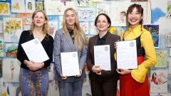 Vier
                                          Preisträgerinnen des Soroptimist 2025, Lisa Reiter 