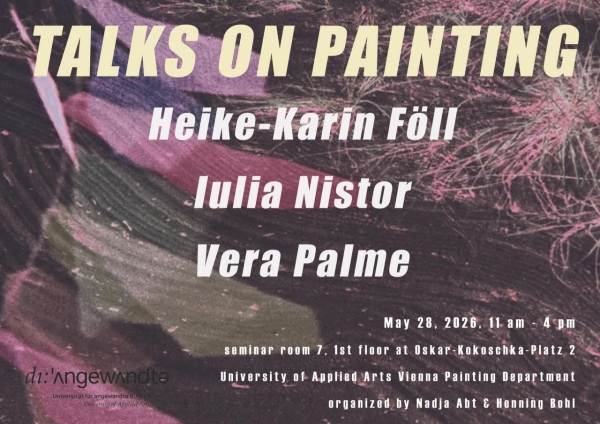 Talks on Painting Plakat